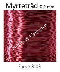 Myrtetråd 0,2 mm farve 3103 gl. rosa